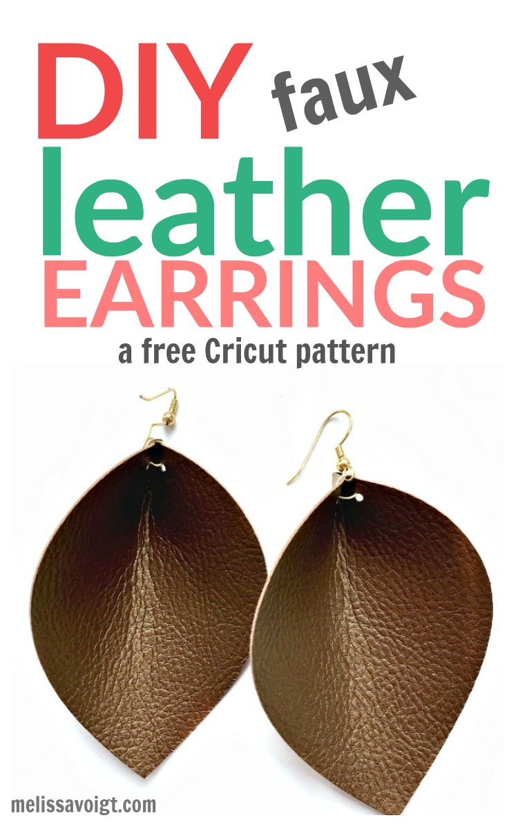 DIY FOLDED FAUX LEATHER EARRINGS ON YOUR CRICUT — melissa voigt